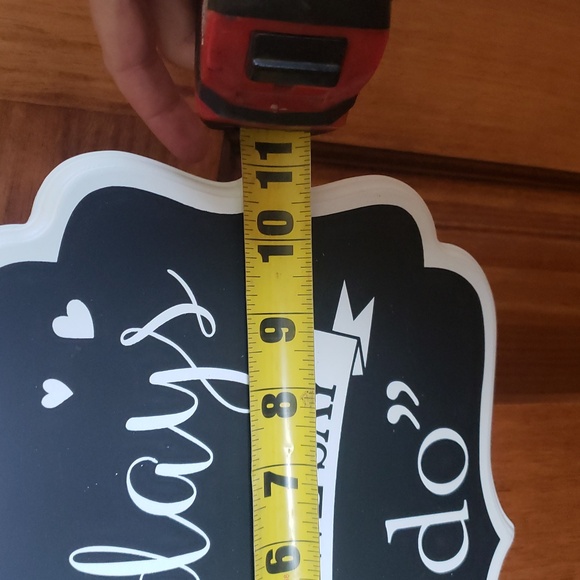 Wedding Countdown Chalkboard Sign with Ribbon - Picture 3 of 4